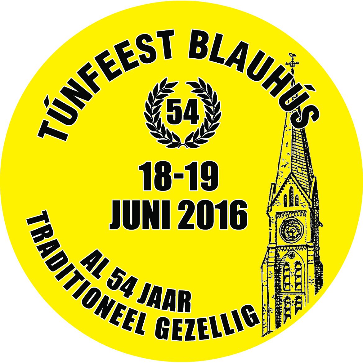 Het programma voor 2016 is weer bekend! #tunfeestblauhus 
Ben jij er bij?