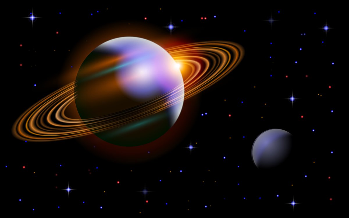 ReynoldsDesign1's tweet photo. #illustration of #saturn #space done with @Illustrator #stars #moon #cosmos #graphicdesign https://t.co/s7OZpG7Uwu