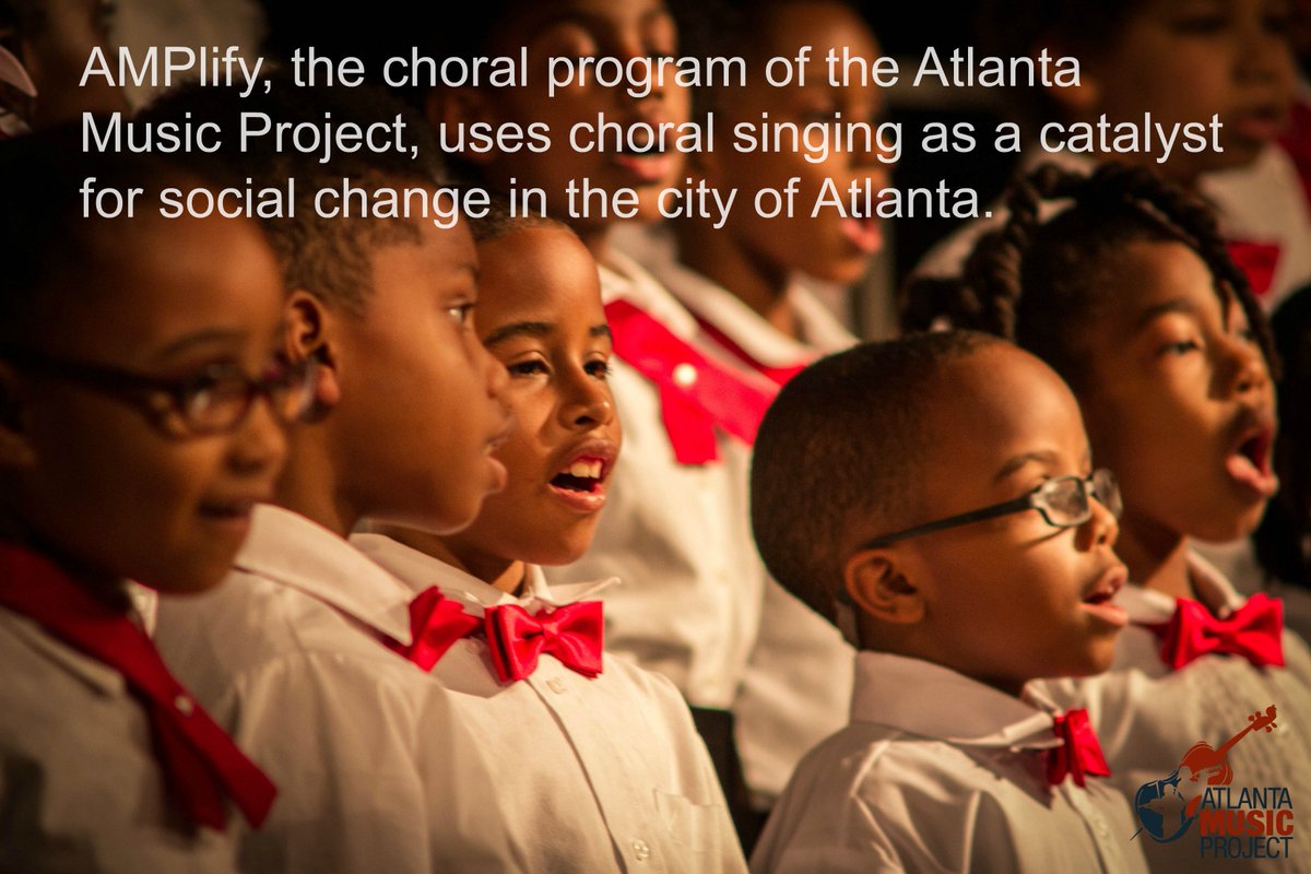 ATLmusicproject's tweet photo. Launched in 2013, AMPlify is the first El Sistema-inspired choral program in Georgia. #AMPfact #elsistema #GA https://t.co/KroVb2qDah
