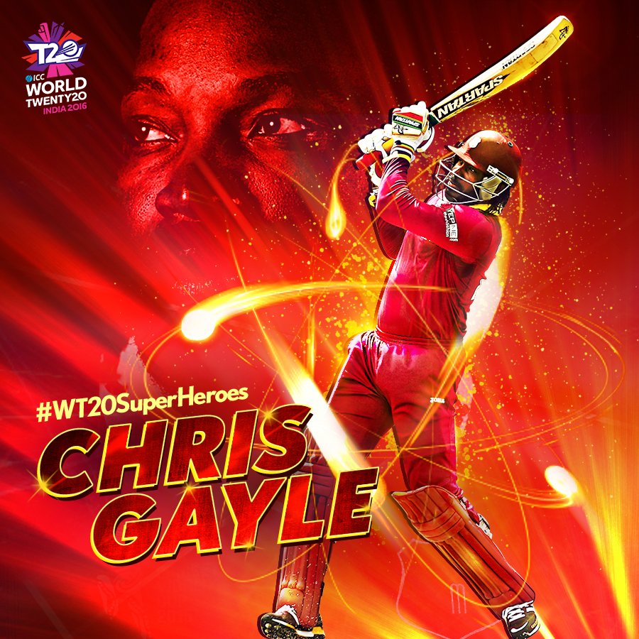 ICC on X: "HUGE! Chris Gayle goes 6, 6, 6 off Moeen Ali! #WTSuperHeroes  flying! LIVE - https://t.co/BSl9cftIOq #ENGvWI #WT20  https://t.co/OqVI4DXZzd" / X