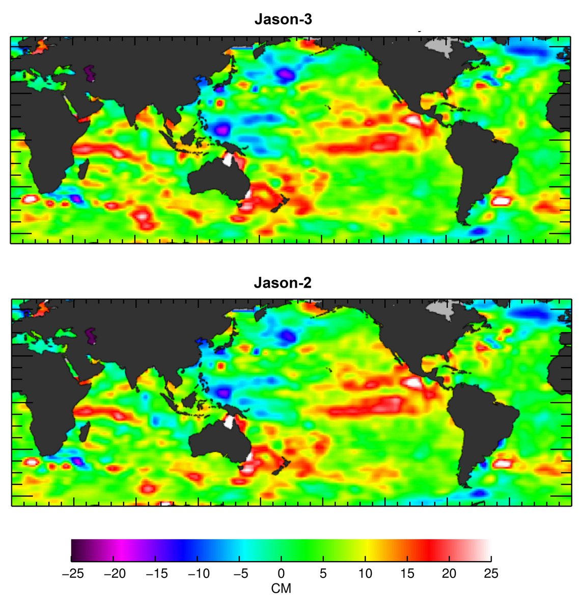 NASAEarth's tweet photo. Launched Jan 17, the #Jason3 satellite begins mapping oceans, sees ongoing El Niño https://t.co/2XHA9JxJms https://t.co/6fKDT2FVQZ