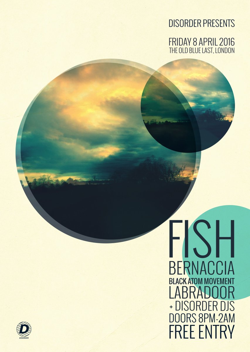 FRI 8 APRIL <a href="/theoldbluelast/">The Old Blue Last</a>

@FISH4MUSIC / <a href="/bernaccia/">Bernaccia</a> / <a href="/BLKATOMMOVEMENT/">BLACK ATOM MOVEMENT</a> / <a href="/LabradoorMusic/">LabradoorMusic</a>

facebook.com/events/5131031…