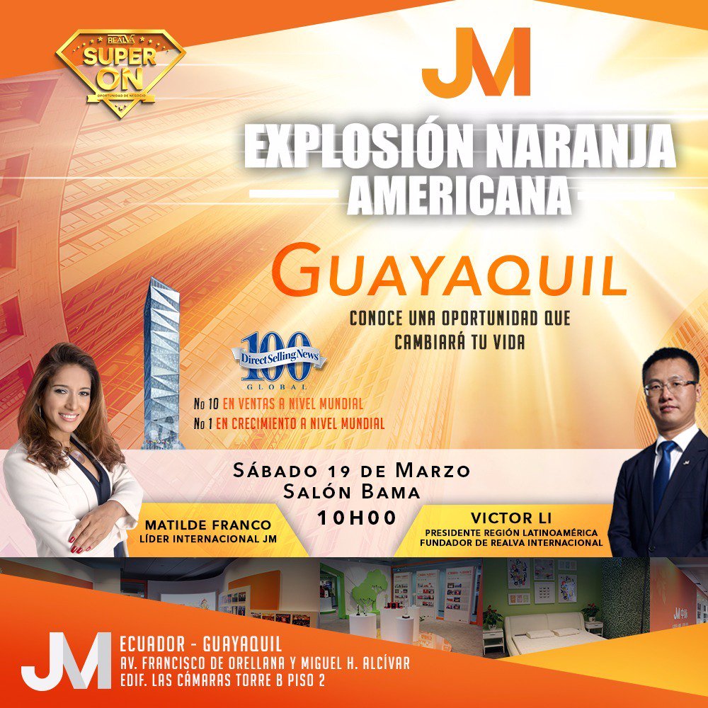 ChristianJNarea's tweet photo. RT
#JuntosPorMas #JMInternacional #estilodevidaJM #lifestyleJM #SoyJM #SomosJM
https://t.co/L8ApcfyApP https://t.co/jpuY9UHOT5