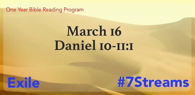 serenatravis's tweet photo. Listen to today's Scripture reading:
Daniel 10-11:1
#TheExileStream #7StreamsMethod
https://t.co/AbpTi2DQAP https://t.co/gdWYx5Fsnk