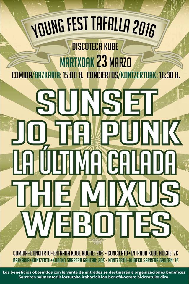 KubeTafallaoff's tweet photo. OMG!
Vaya la que vamos a liar el miércoles 23 de marzo!

14H Festival!

Conciertos+Noche - 7€ 
Noche/10€ IntroDrink https://t.co/upXCYk0ssT