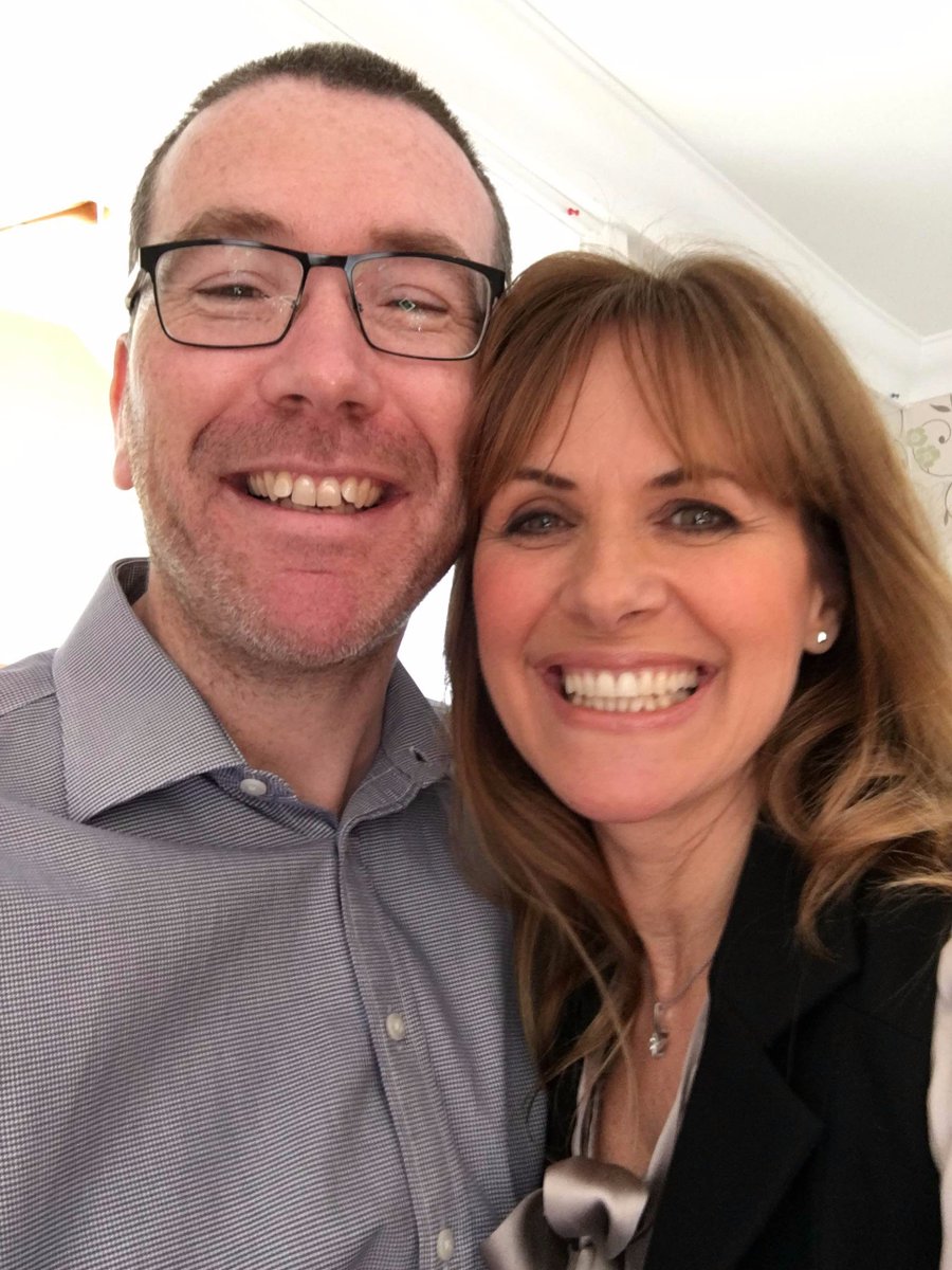 EweMoveYork's tweet photo. Nick was lucky enough to catch a quick selfie today with Carol Smillie :) https://t.co/9KrL0IED10