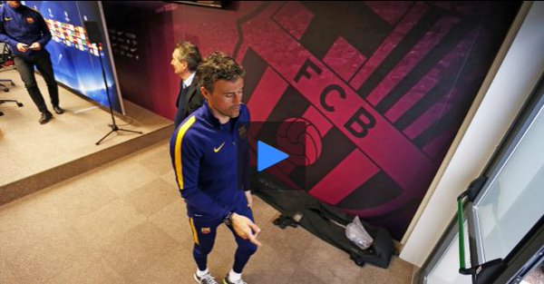🎥 Luis Enrique comments regarding today's match against Arsenal: ow.ly/Zx8vv #FCBArsenal