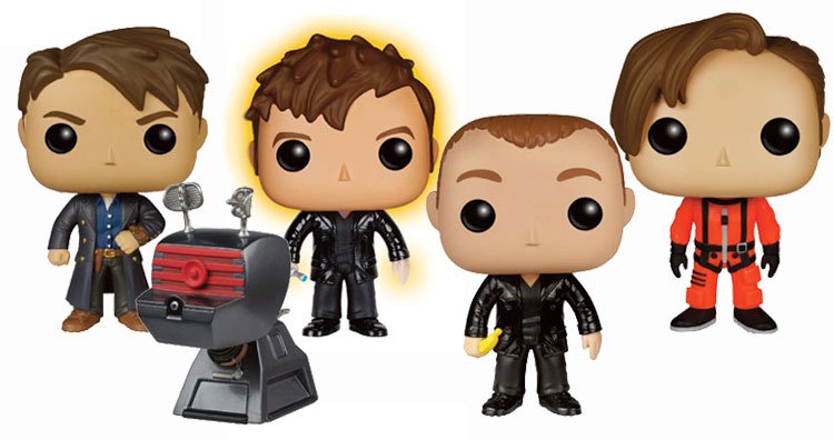 doctorwhosite's tweet photo. Funko Pop! Collectors all 5 recent exclusive  releases  are now available post free from https://t.co/qGOv70bwWf https://t.co/lVnQ5GITD8