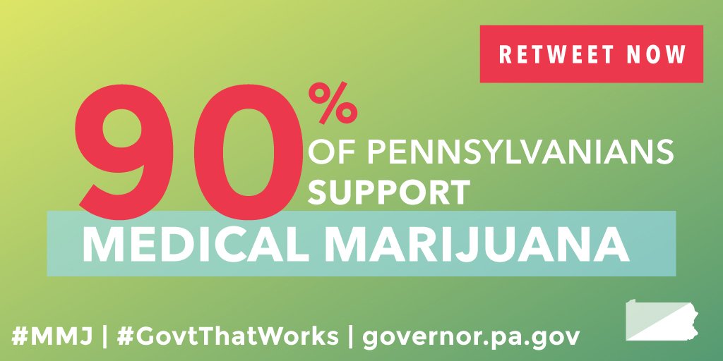 GovernorShapiro's tweet photo. RT if you're one of the 90% of Pennsylvanians who supports medical marijuana. https://t.co/qLgZDHbLH5 https://t.co/8n1VeUTkkh