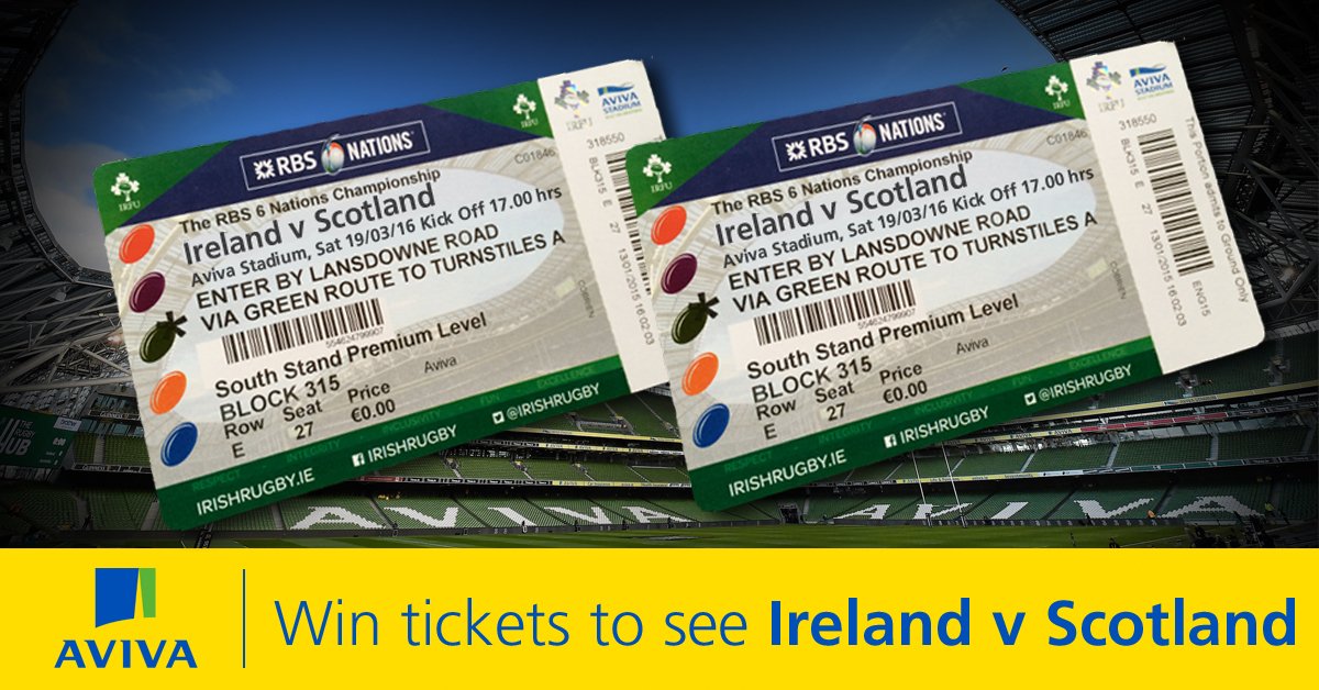 AVIVAStadium's tweet photo. RT &amp; Follow!
WIN Premium tickets to #IREvSCO thanks @AVIVAIreland !
#ShoulderToShoulder
T&amp;Cs https://t.co/KIPhSKTYDQ https://t.co/X2xZ2GMW3g