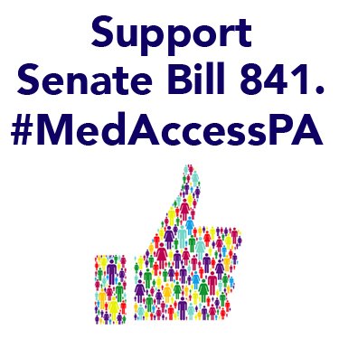 MedAccessPA's tweet photo. Follow the link and use your voice to affect change in #PA. #MedAccessPa #SB841 https://t.co/fYRx4Gf7uJ https://t.co/aSH1TvqRLr