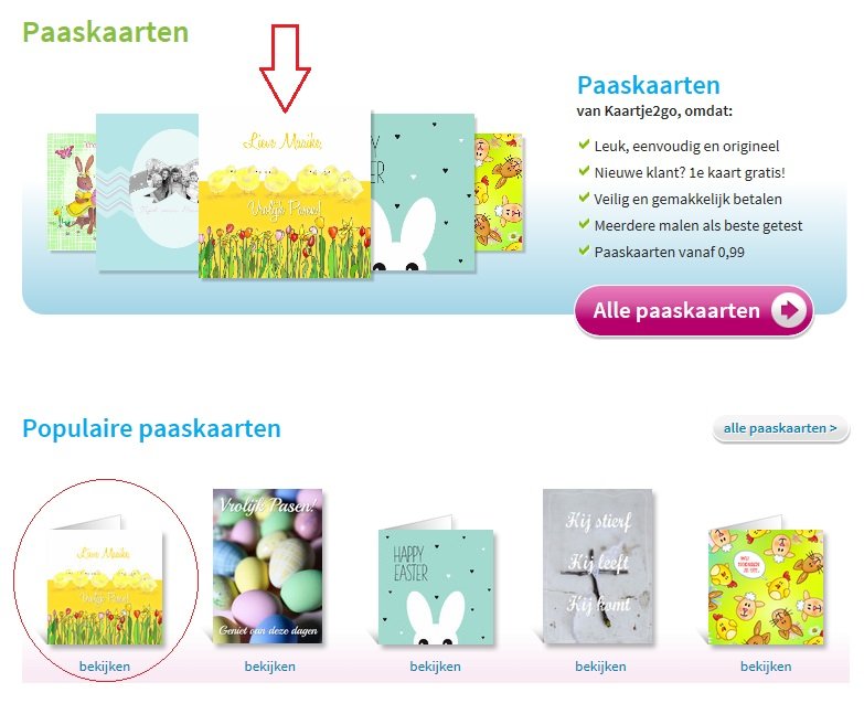 ennyschouten's tweet photo. Kaartje2go:  mijn Paaskaart al dagenlang op nummer 1!!  Ben trots!! https://t.co/qT7rPhapaI
