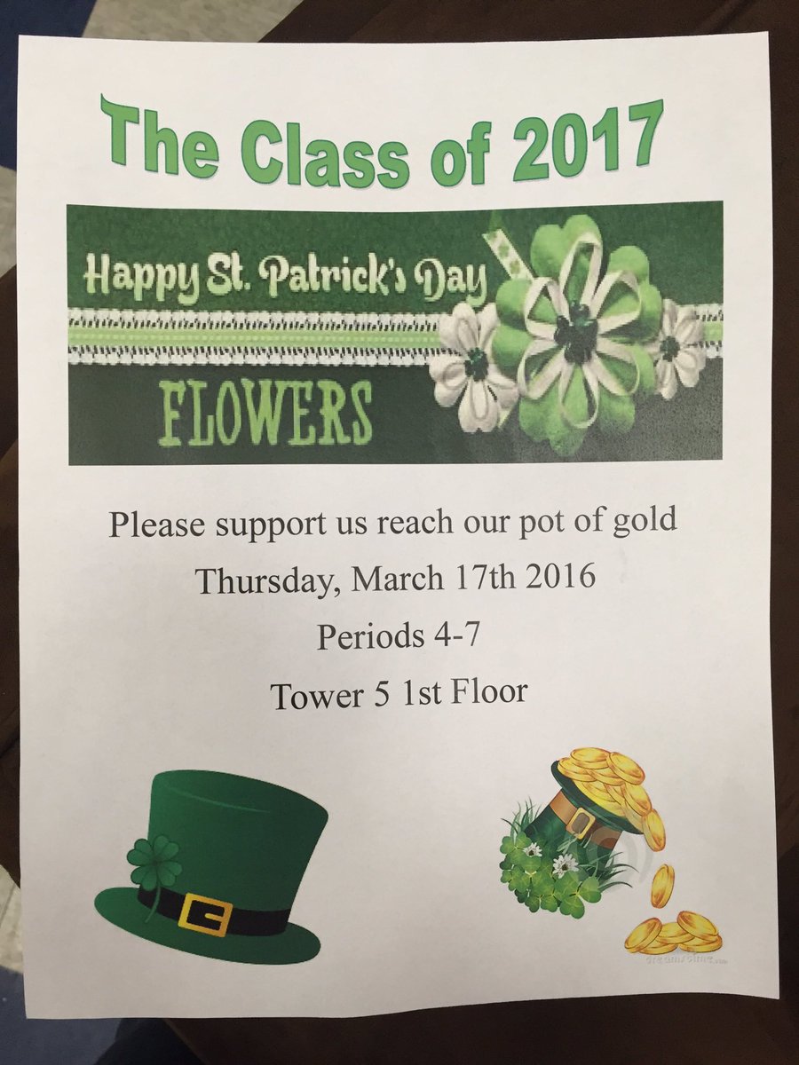 AHSclass0f2017's tweet photo. 🍀☘🍀☘🍀☘🍀☘🍀☘ https://t.co/BX7R3N4xcS