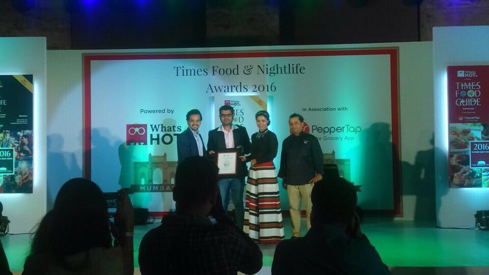 Had a great time last night at the Times Food &amp; Nightlife Awards 2016! It was a pleasure being there :)
