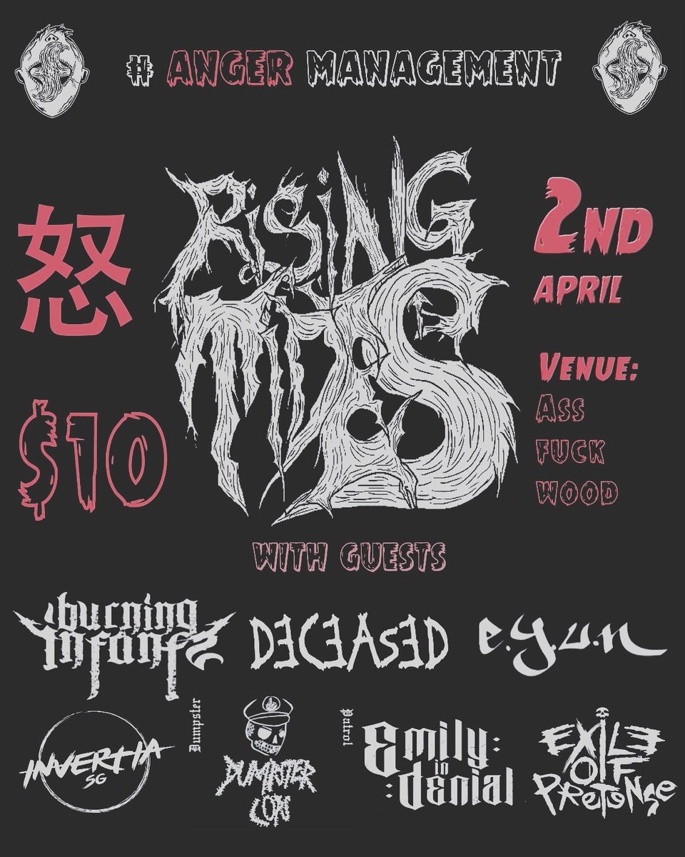 EmilyInDenial's tweet photo. 2 shows. 
2 consecutive weekends. 
Catch us and our best friends. 
Same venue.
Suss this. https://t.co/RVWEkkJtij