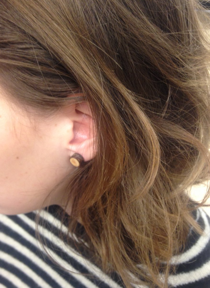 AshleyAnneClark's tweet photo. Go Aux Natural with these cute little Twig Studs. Available @DWNTWNFOX  #twigstuds #wooden #earrings #handmade https://t.co/9u5hFIaOvI