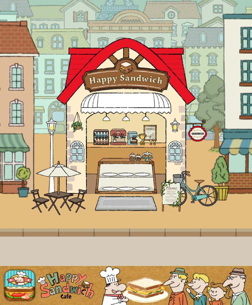 chicreate's tweet photo. "Happy Sandwich Cafe"를 게임하고있어요!
[Apple]https://t.co/1GG8BB9HKy [Android]https://t.co/dYVlfWzHKz
#샌드위치 #게임 https://t.co/FEwuHsqtdu