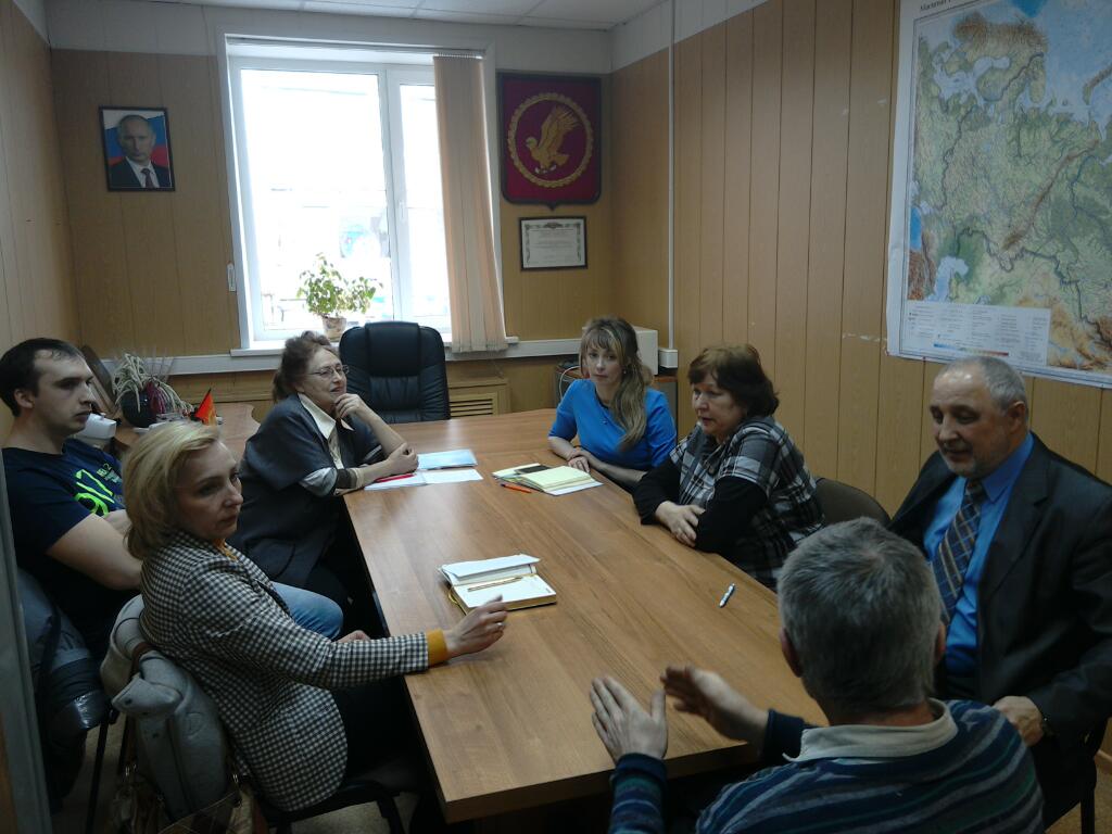 Е.Н.Сесягина, ген.дир."Рег.фонд кап.ремонта Ив.обл" встретилась с комиссией по ифраструкт.Общ.совета #Иврайона
