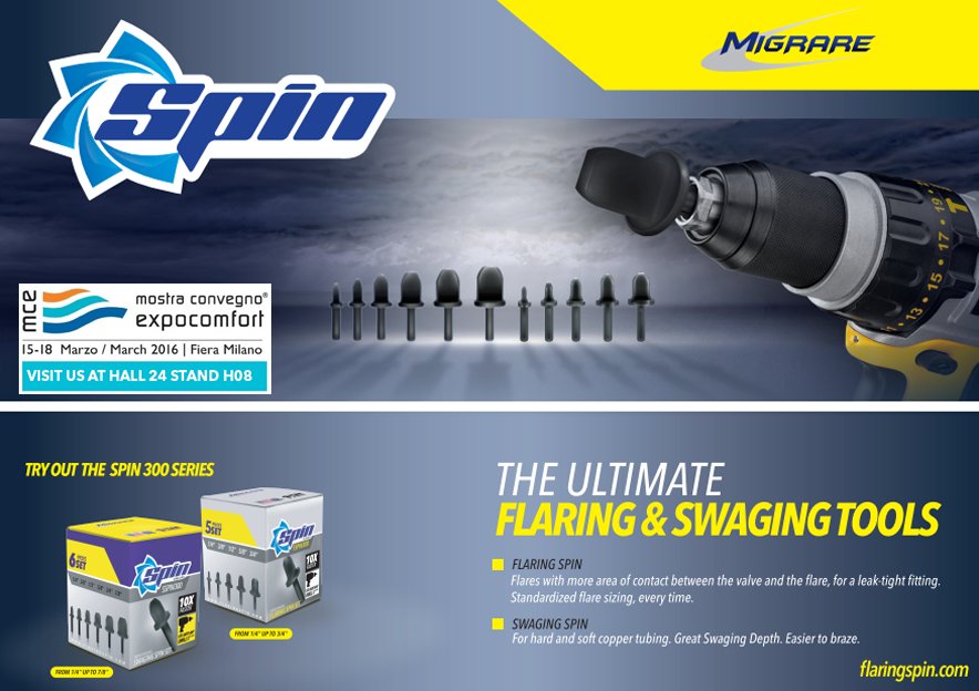 Spin_Tools's tweet image. @mcexpocomfort #MCE2016 #expocomfort
Visit us and get to know more about the #Spintools bit.ly/1UfFF7B