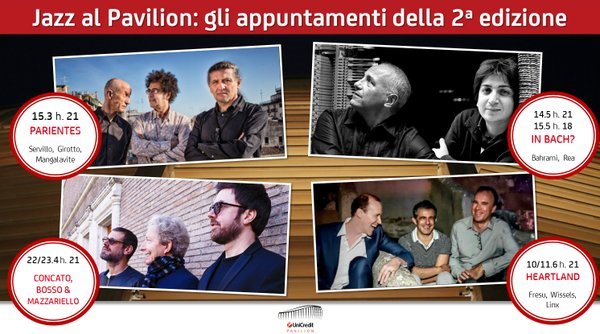 Claudio_Zucca's tweet photo. Dal 15.3, la 2a Rassegna '#Jazz al Pavilion'.Gli appuntamenti 2016... https://t.co/D5vzhRWJVz https://t.co/C2Vj6Bpo6n