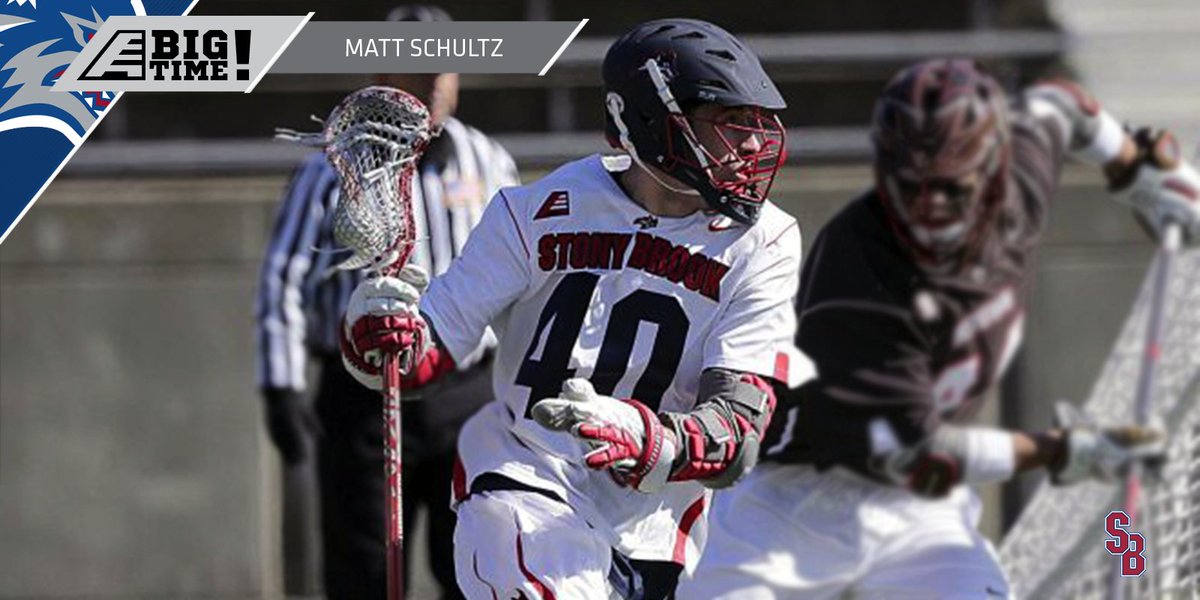 AmericaEast's tweet photo. #AEMLAX BIG TIME performer: @Mschultz40, @StonyBrookMLax 

3g, 2a in 13-5 win over No. 12 Hofstra https://t.co/PFNKrmkxCV