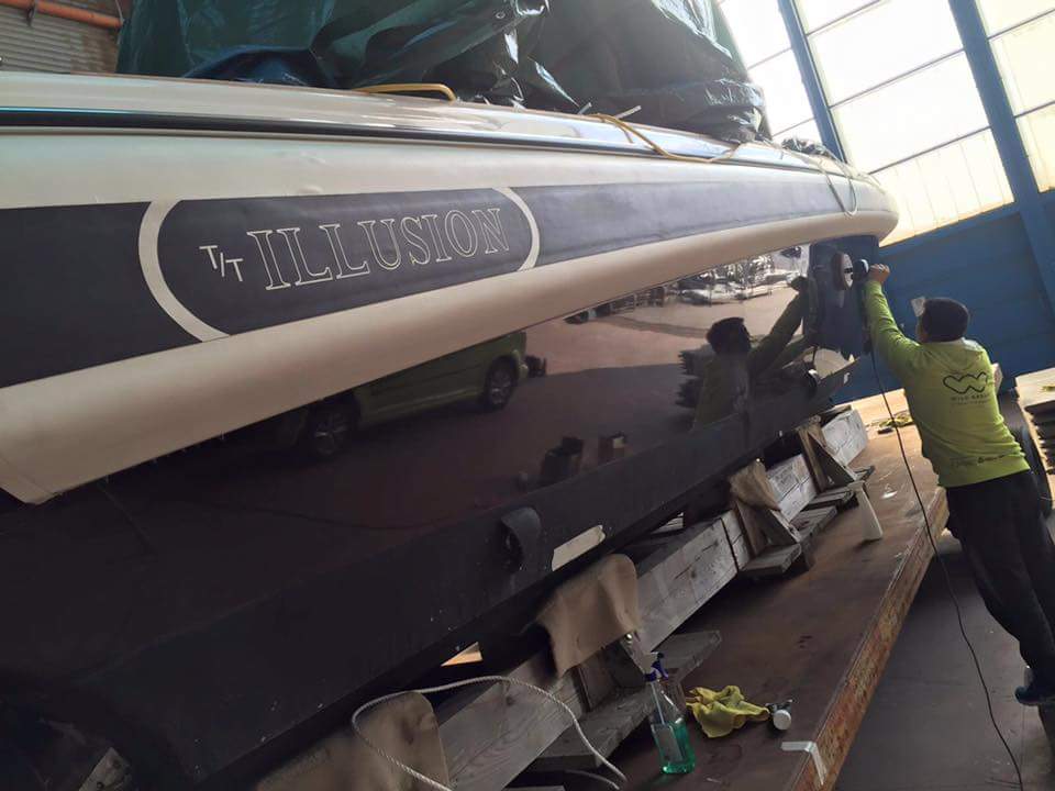 WildGroup's tweet photo. We also #wrapped #MYIllusion's #tender in black gloss effect #vinyl, and finished with a layer of #ToughGuard https://t.co/rCBYdmIAjt
