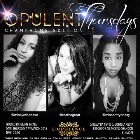 tia_chetty1's tweet photo. Let's turn up #1kForMoEt #OpulentThursdays #Flames #itsgoingdown see you tonight and tomorrow don't be boring 😘🙊 https://t.co/skX7OQ7H18