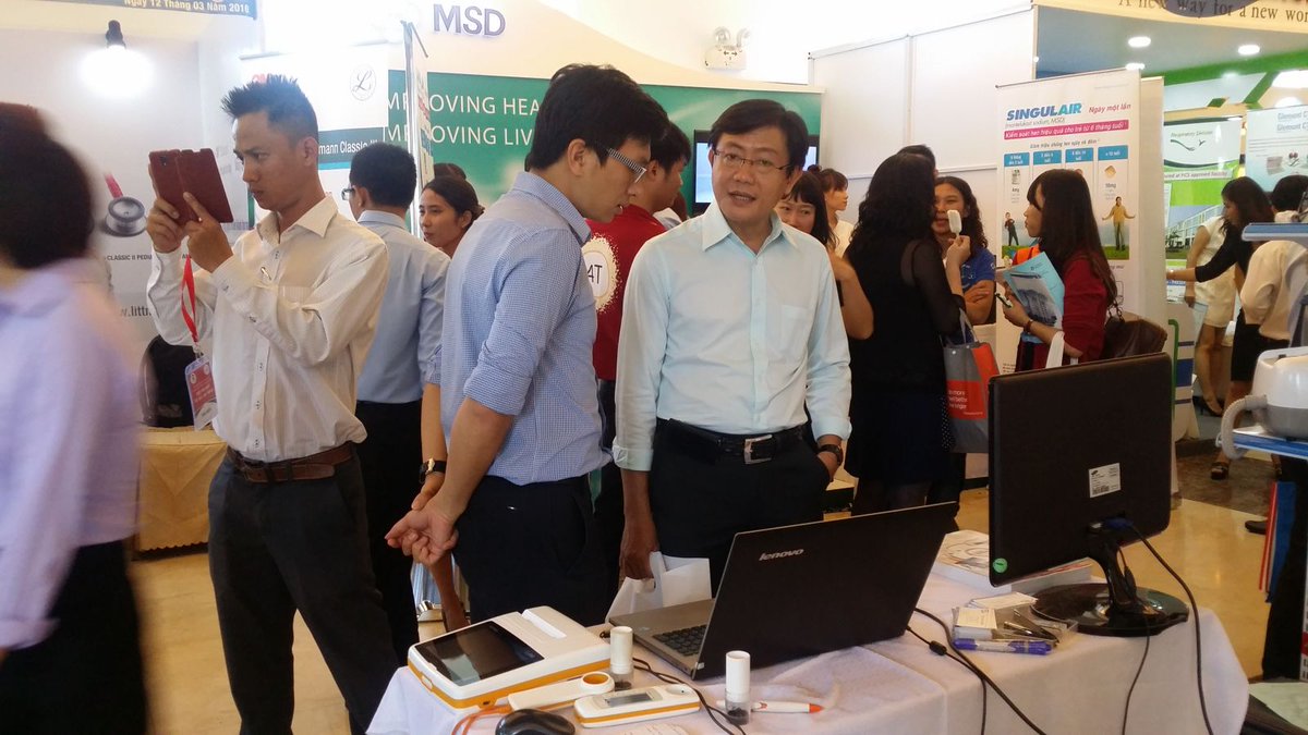 MIRmedical's tweet image. MIR in #Vietnam for Ho Chi Min City Respiratory Society Congress, presenting #Spirolab New. #healthcare #events