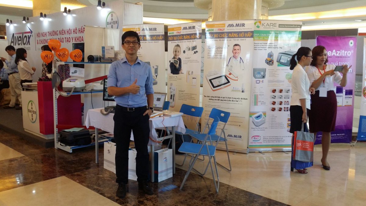 MIRmedical's tweet image. MIR in #Vietnam for Ho Chi Min City Respiratory Society Congress, presenting #Spirolab New. #healthcare #events