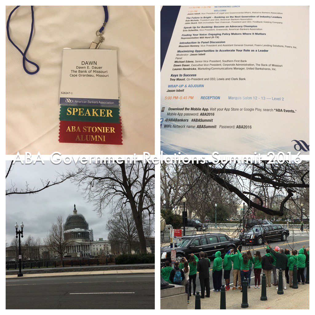 dedauer's tweet photo. Great ABA Government Relations Conference 2016! Happy to have been a part of it. Capitol visits are important. https://t.co/XZiWP5pGN1