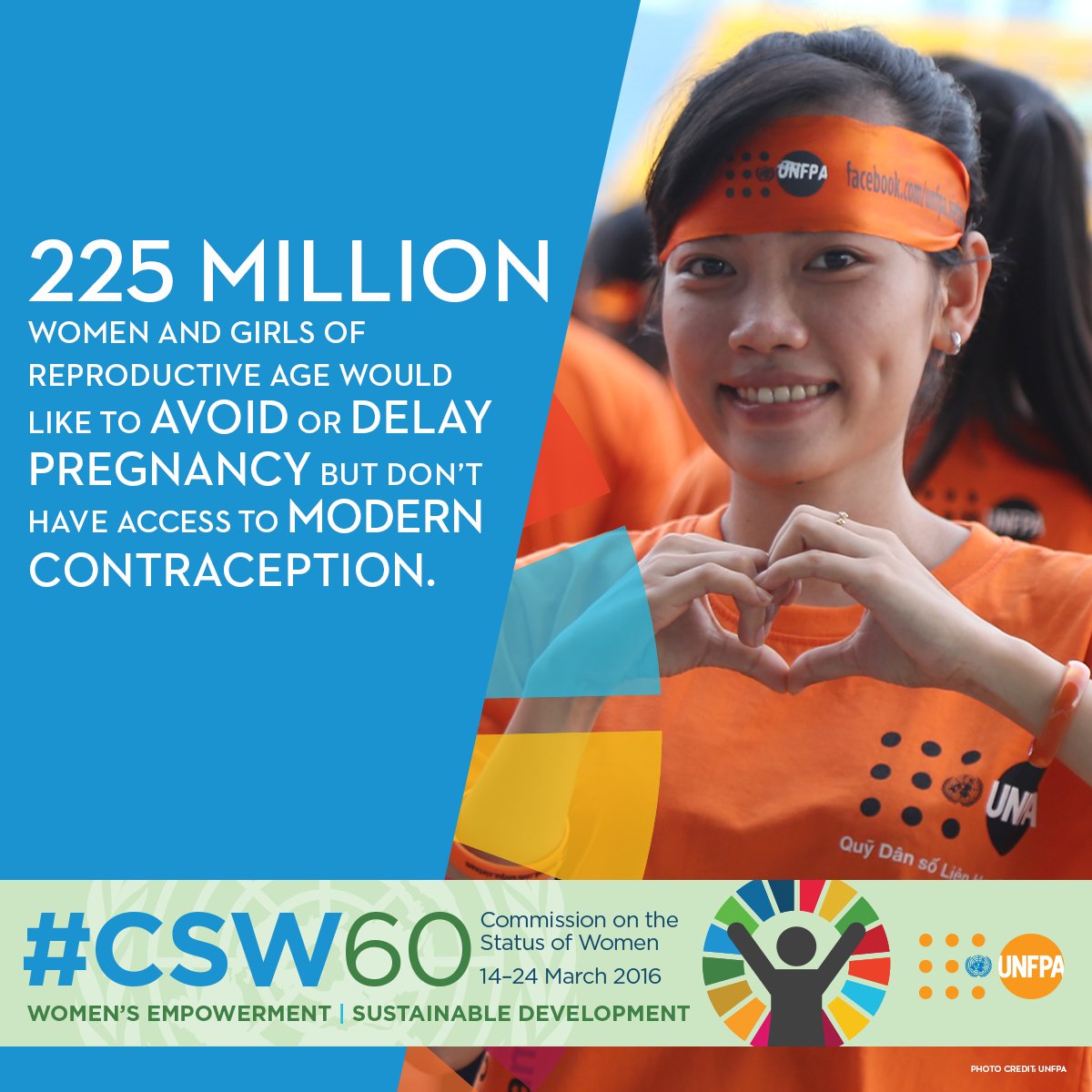 PathfinderInt's tweet photo. Family planning is a woman's right. Let's take a stand for the 225 million women! #CSW60 #familyplanning https://t.co/J8NYqX3scg