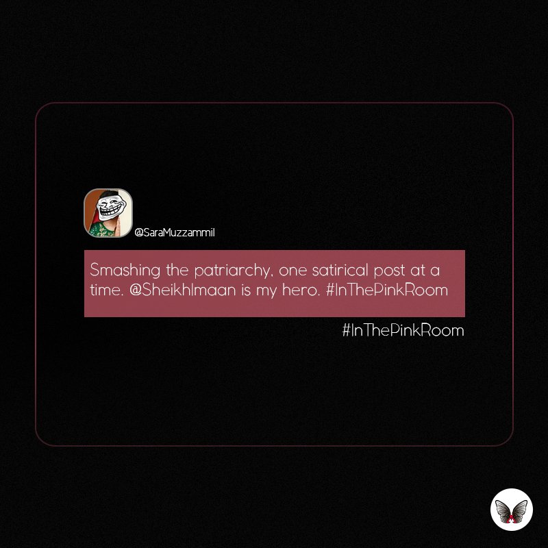 MonroStudio's tweet photo. Thank you @SaraMuzzammil for
participating #InThePinkRoom and 
nominating @sheikhimaan https://t.co/Uh4cweqE9p