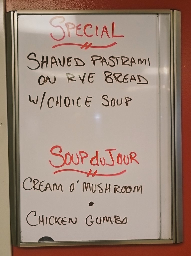 Today's #LunchSpecial #YQFeats #YQFgastro #Soup&Sandwich #Albertabeef #goodlookincookin #yummy #come&getit #humpday