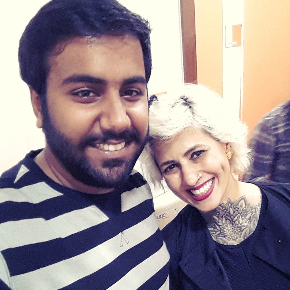 abhiiman's tweet photo. It was wonderful meeting you today :)) @sapnabhavnani and thanks for the picture :) #tscfm https://t.co/2HYADCfbOw