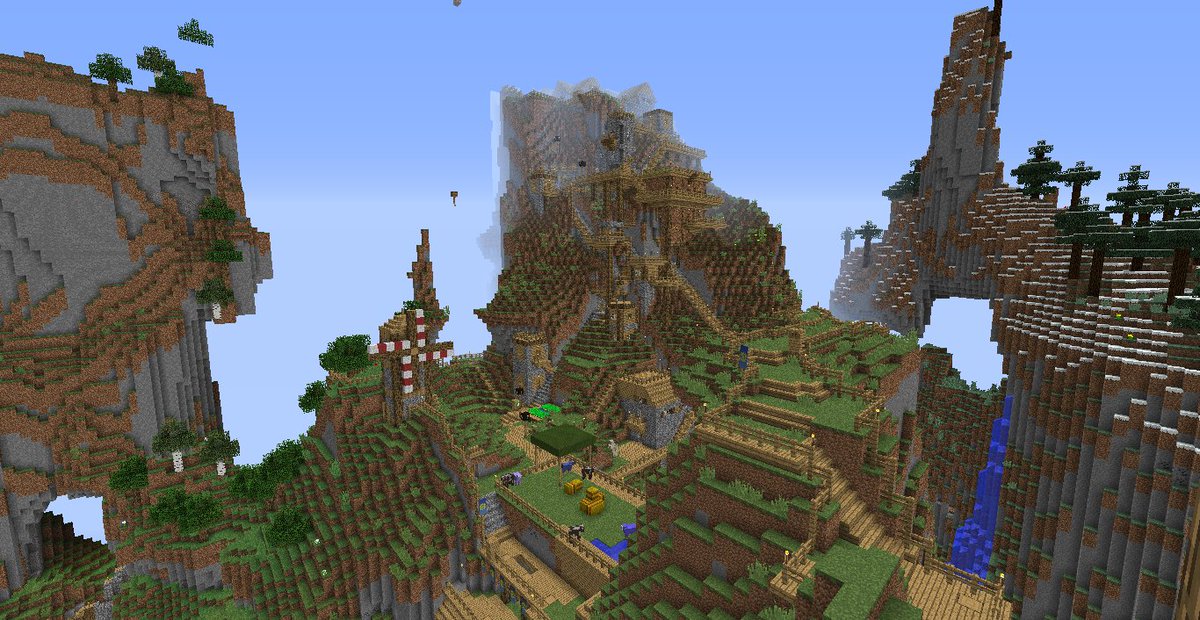 Minecraft Creations Epic Minecraft City In An Amplified World Made By Nykirnsu T Co Yh8hdkc30b