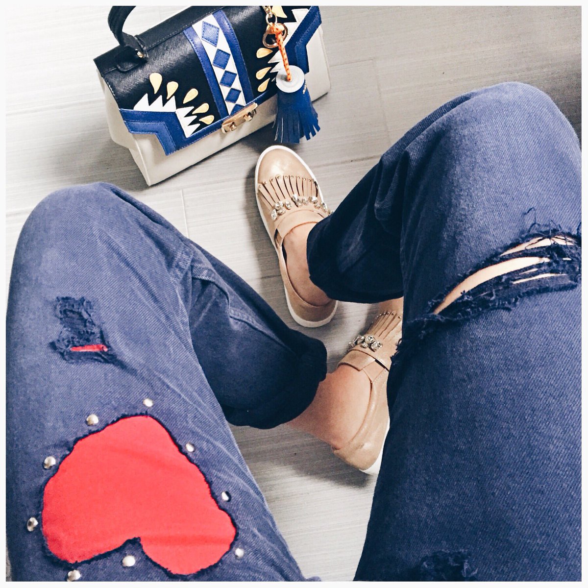 Oggi così.❤️💎👸🏼 #ootd 
<a href="/studiocreazioni/">StudioCreazioni</a> + <a href="/pomikaki/">Pomikaki</a> + @gisar_lifestyle