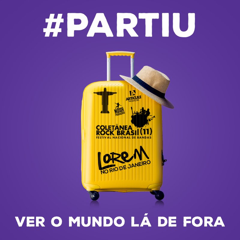BandaLorem's tweet photo. Somos uma das 3 bandas que irão tocar na Coletânea Rock Brasil no RJ. Vamos tirar onda na cidade maravilhosa! https://t.co/dHqyd4fJqt