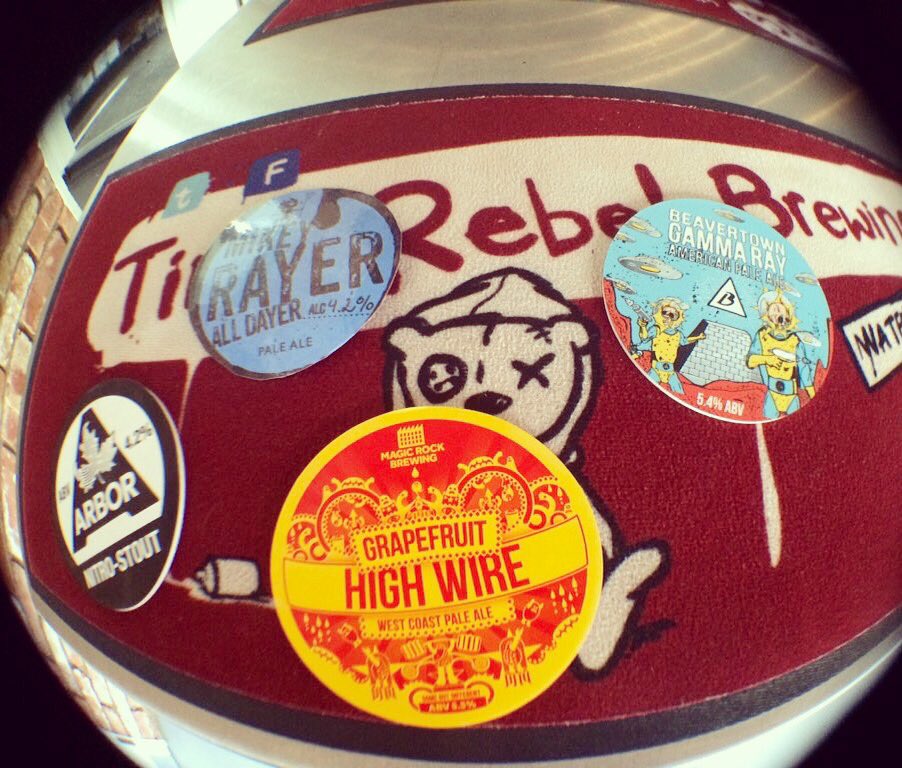 TinyRebelNpt's tweet photo. Guest keg game....STRONG! #GrapefruitHighwire #NitroStout #GammaRay #MikeyRayer https://t.co/v4fUTUi0lG