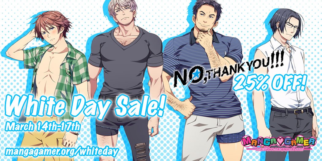 MangaGamer's tweet image. Just about a day and a half left in our White Day sale! Check it out while you can: mangagamer.org/whiteday/