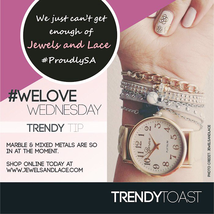 #WeLoveWednesday @jewelsandlace  #Marble #MixedMetals
