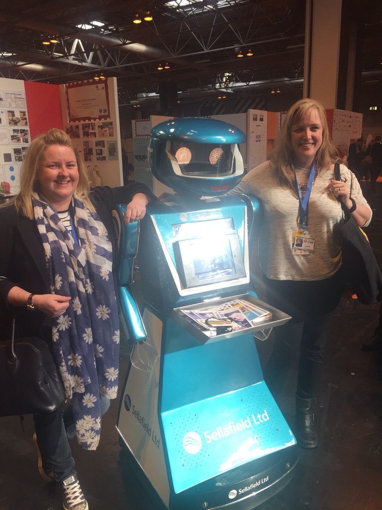 allaboutfutures's tweet photo. Saying hello to Oscar the Robot! #starstruck @SellafieldLtd @BigBangFair - Can we take him home? #STEM https://t.co/ekLjQ7vDH0