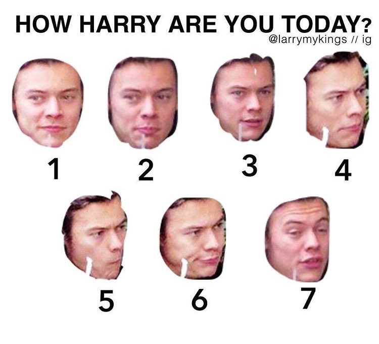 dnarrrainbow's tweet photo. Какой Гарри ты сегодня ?

Я сегодня 6 🙄

#LarryComeOut #BestFanArmy #Directioners #iHeartAwards #EndBabyGate https://t.co/xhnkgw3YYF