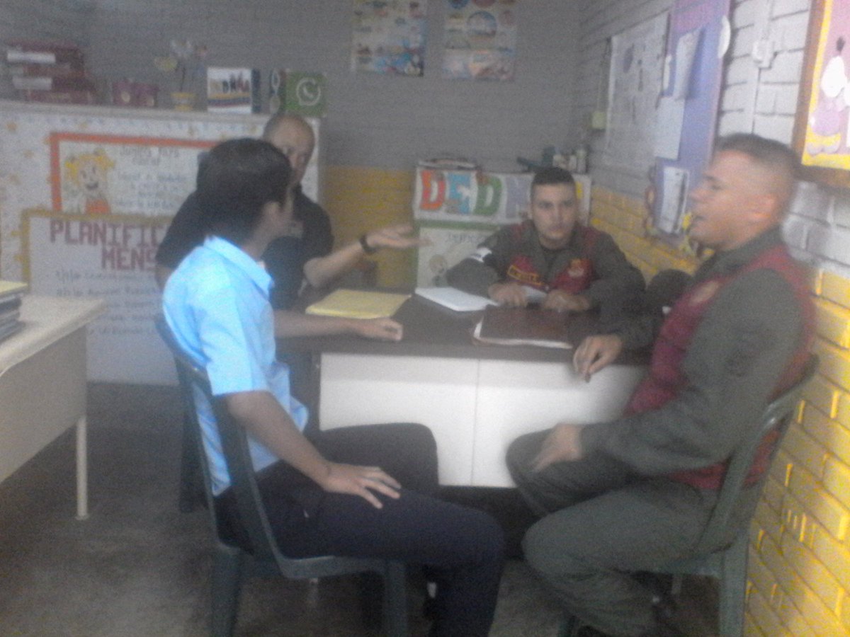 La Guardia va a la Escuela LN Gonzalo Mendez