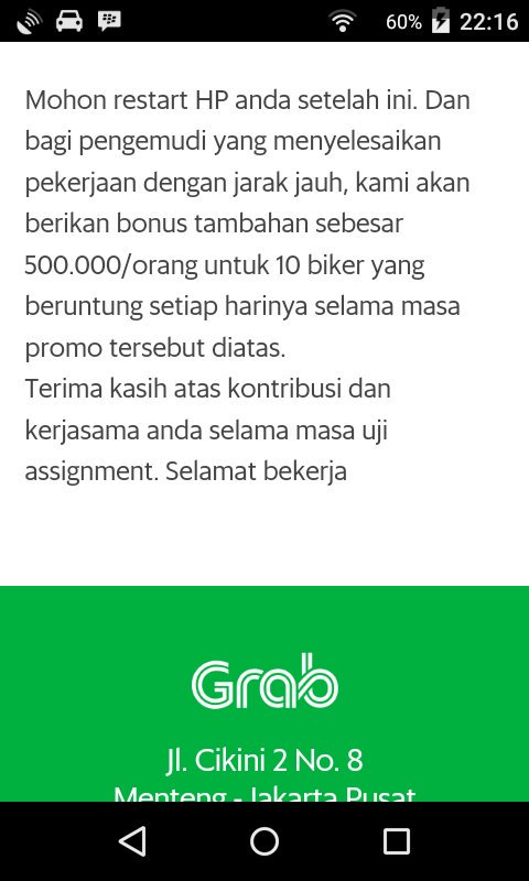 GrabCharming's tweet photo. Ada orderan Jakarta-Bandara Soeta hajar dah klo begini.. Jakarta-Bogor lgi jg gw sikat. Bonus 500rb cooyy #cobagrab https://t.co/VkBywHu3QP