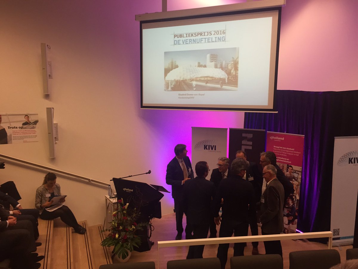 NLingenieurs's tweet photo. Gefeliciteerd @RHDHV_NL met het winnen van De Vernufteling Publieksprijs! https://t.co/rjv1yxTVU1