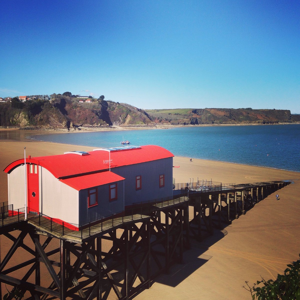 We love this picture of the old Tenby Lifeboat Station
