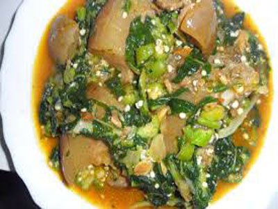 In the mood for some good vegetable soup? Stop by at #Kravins cafe and we'll hook you up! #NigerianFood #Soup #Okra