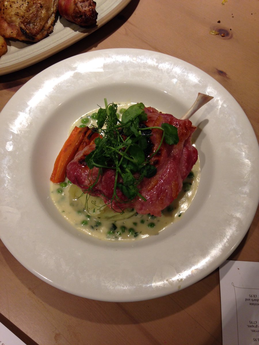 mintbanstead's tweet image. New menu training today! Say hello to the Ham Hock with orange and whiskey glaze!