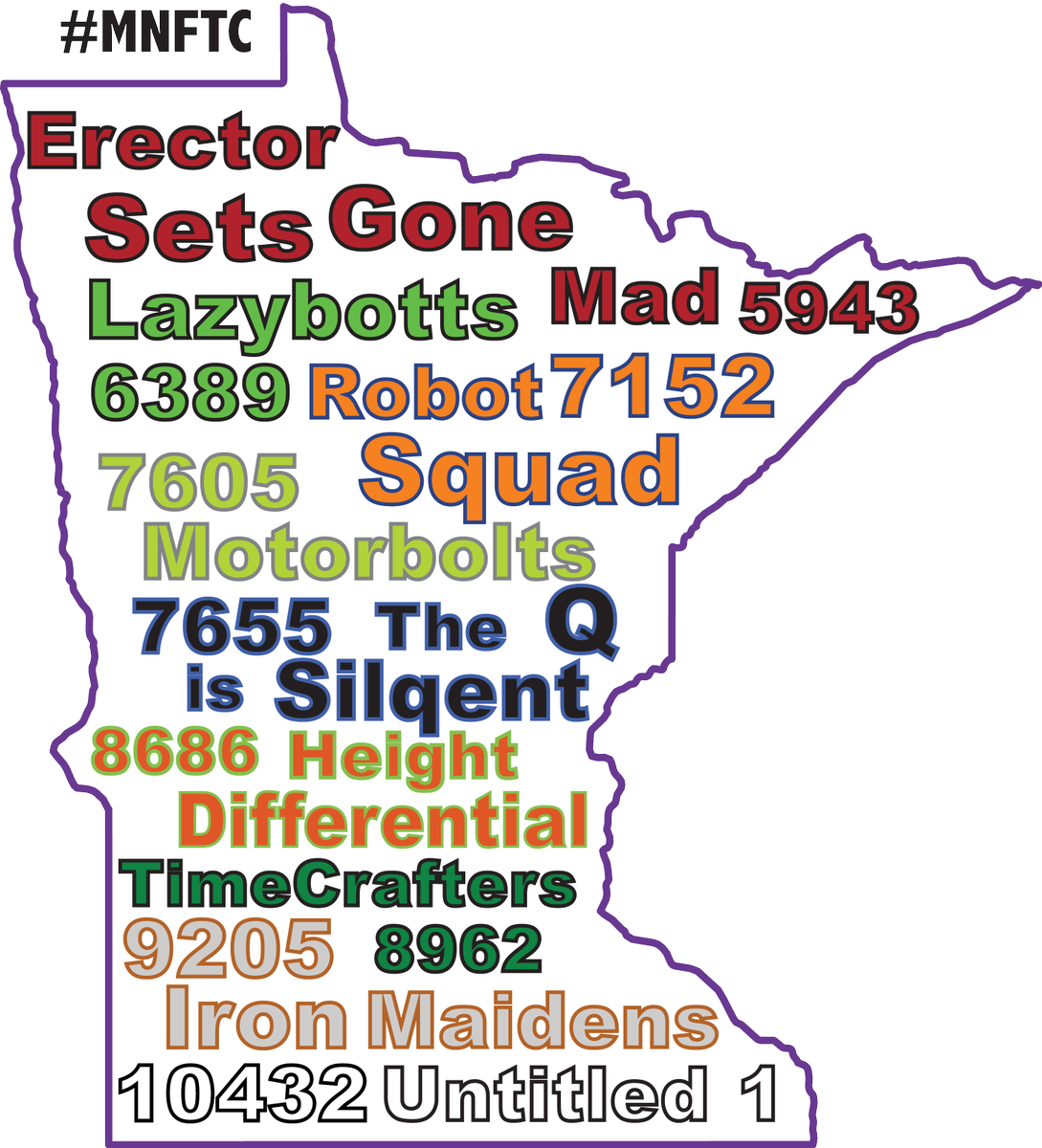 ftchd8686's tweet photo. We're honored to be representing #mnftc at #NSR with these awesome teams! We all hope to make @HighTechKids1 proud! https://t.co/lffozz1o5G