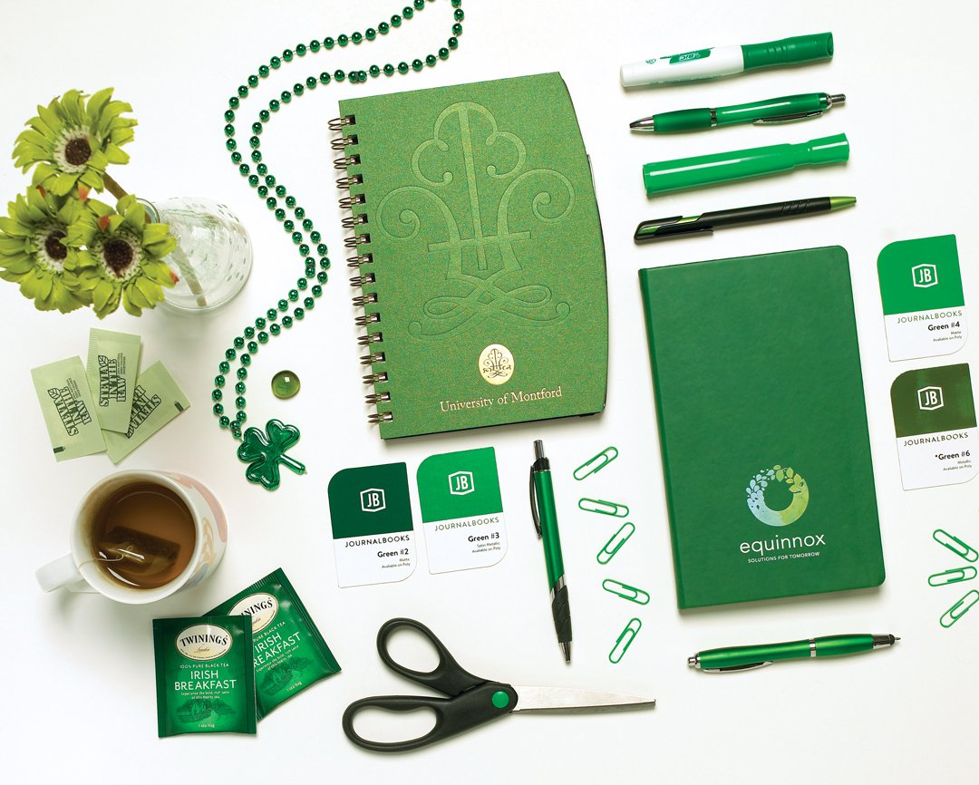JournalBooks's tweet photo. It's not easy being green... #imprintoftheweek #color #green #custom #pens #foils #promotionalproducts https://t.co/YbXz43qWKj